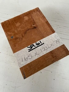Mahogany Sapele Hardwood Offcuts LotJ61 165mm x 124mm x 78mm - Picture 1 of 3