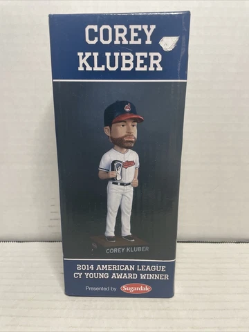 Corey Kluber Bobblehead 2014 Cy Young Winner- BRAND NEW WITH FREE SHIPPING 26 Cover