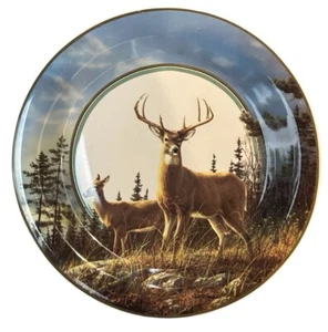 Cabela's Otoño Colas Blancas Hautman Hermanos Cena Vida Silvestre Ciervos Platos - Imagen 1 de 4