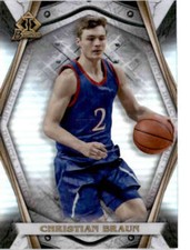 2021-22 Bowman University Invicta Refractor #BI-20 Christian Braun  Jayhawks