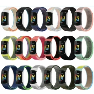 Reloj inteligente tejido lazo correa deportiva transpirable para Fitbit Charge 5 correa de nailon - Imagen 1 de 30