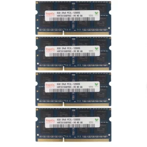 Hynix 4x8GB 2RX8 DDR3L 1600Mhz PC3L-12800S 1.35V Laptop Memory RAM - Picture 1 of 1