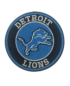 Detroit Lions Round 3" Patch Iron on embroidered - Bild 1 von 3