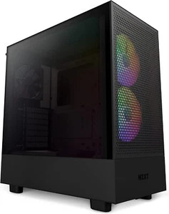 NZXT H5 Flow RGB CC-H51FB-R1 Black ATX Mid Tower RGB Desktop Computer Case - Afbeelding 1 van 4