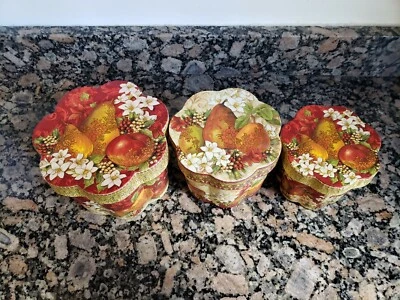 Punch Studio Fall Thanksgiving Decorative Nesting Boxes, Set of 3 NEW - Image 1 of 4