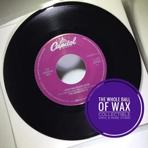 THE BEACH BOYS Christmas Is Here Again / Auld Lang Syne 45 NEAR MINT - Picture 1 of 6