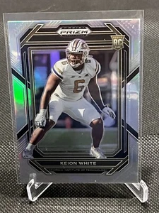 2023 Panini Prizm Draft Picks Keion White Silver Prizm #186 Rookie - Picture 1 of 2