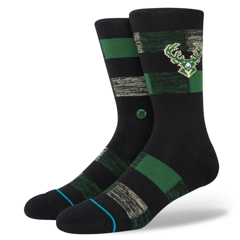 Men's Stance Milwaukee Bucks Cryptic Crew Socks Cover