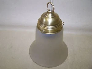 Rare Old Bauhaus Lamp, Glass Hanging Lamp, Art Deco - Picture 1 of 1