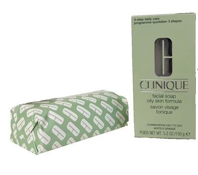 Jabón facial Clinique tipo piel 3, 4 ~ fórmula piel grasa 5,2 oz envuelto en caja Foto 1 de 4