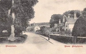 THE VILLAGE STANMER NEAR BRIGHTON SUSSEX POSTCARD 1904 NEW SERIES - Picture 1 of 2