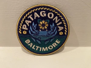 Patagonia Baltimore MD Store Limited Exclusive Logo Patch Iron On Patch 2.5” New - Picture 1 of 3