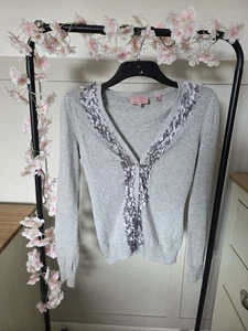 Women's Long Sleeve Ted Baker Cardian In Size 1 Size 8 Size Small - Picture 1 of 6