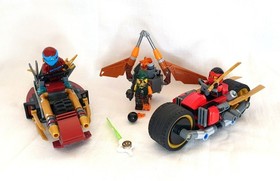 LEGO &reg; Ninjago 70600 ninja bike chase / ninja bike hunt incl. minifigures Kai Nya