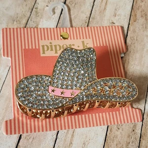 Sombrero de vaquera Piper K estrás pinza de pelo - Imagen 1 de 6
