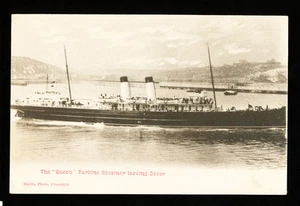 Turbinendampfer "The Queen" Postkarte - South Eastern & Chatham Railway - Bild 1 von 2