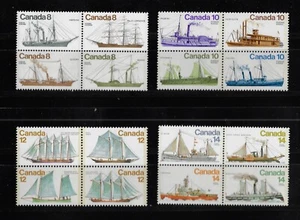 CANADIAN STAMPS: CANADA, 4 BLOCKS OF STAMPS (16 STAMPS) - Picture 1 of 1