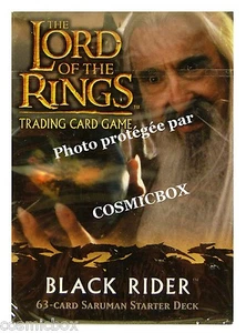 deck LORD of the RINGS starter BLACK RIDER SARUMAN 63 trading cards cartes open - Picture 1 of 1