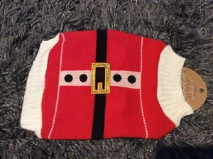 Brandneu mit Etikett neu Accessorize festlicher Hund Weihnachtspullover - Weihnachtsmann - XS - Bild 1 von 3