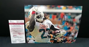 JAY AJAYI MIAMI DOLPHINS SIGNED 8X10 PHOTO WITNESS JSA COA WP302788 - Picture 1 of 1