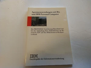 ITHistory (1985) IBM BROCHURE "AgenturanWendungen BTX" PC German - Picture 1 of 8