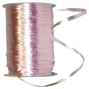 Raffia Pearl Ribbon  ---  1/4 inch  x 100 yards Roll --- Light Pink Color - Picture 1 of 1