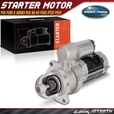 Motor De Arranque Para Ford Serie B Bus 1992-1994 F-600 F-700 F-800 2.9KW/12V CW 10T Foto 1 de 4