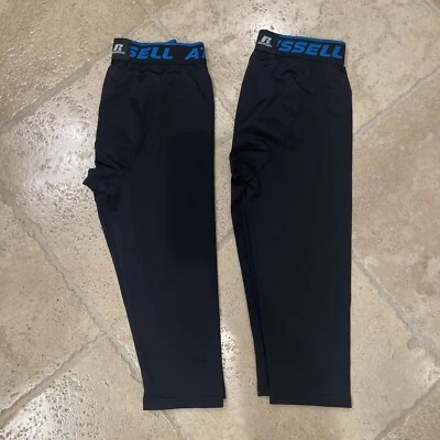 Lote Legging Russell Chicos Deportivo 3/4 Dri Power Elástico Talla 10 12 Mediano Foto 1 de 4