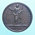 Benedetto Xiv Medaglia 1740 Doti Equita' Del Papa Collezione Numismatica Bronzo
