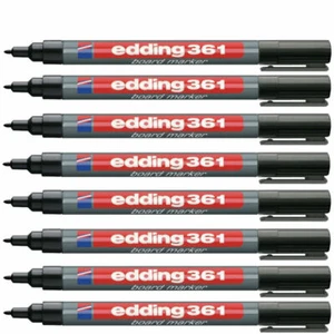 SALE - Edding 361 Fine Tip Whiteboard Marker Pens Dry Wipe School Office Board - Picture 1 of 11