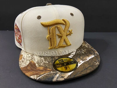 EXCLUSIVE TEXAS RANGERS FITTED HAT CITY CONNECT REAL TREE CAMO 2024 ASG 7 3/4 - Image 1 of 4