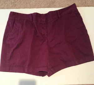Ann Taylor Loft Purple Shorts Baggy Size 14 311 - Picture 1 of 9