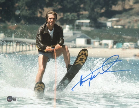 HENRY WINKLER SIGNED AUTOGRAPH HAPPY DAYS 11X14 PHOTO BECKETT BAS FONZIE Cover