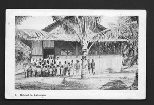 Leksoeloe School Mission Boeroe Buru Moluccas Maluku Indonesia 1920s - Picture 1 of 1