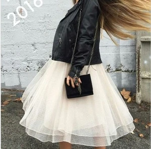 Zara Plumetis Tulle Medie Skirt Bloggers Size L Large - Picture 1 of 1