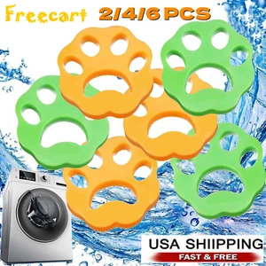 Reusable Washing Machine Hair Remover Pet Fur Catcher Filtering Ball Cleaning US - Picture 1 of 10