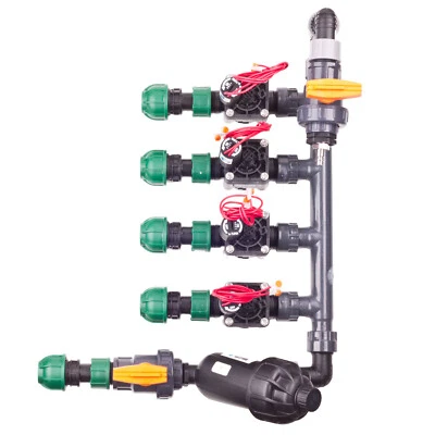 VERDONE Kopfstation Ventilverteiler Hunter Magnetventile 4x PGV 101 O-Ringen Komplett