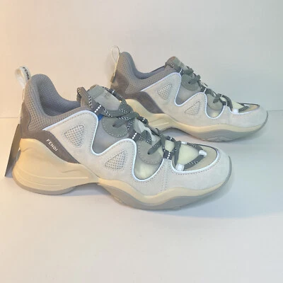 Zapatillas bajas FENDI grises fluidas Foto 1 de 4