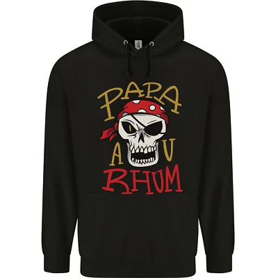 Papa AV Rum Funny Pirate Alcohol Fathers Day Childrens Kids Hoodie - Image 1 of 2