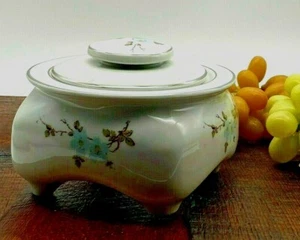Vintage 1950' Porcelain Sugar Bowl Art Deco - Picture 1 of 10