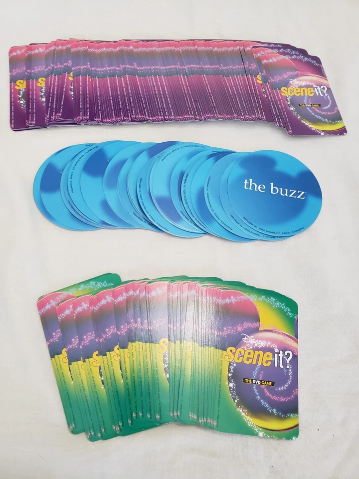 Disney Scene It DVD Game 2004 160 Trivia Cards REPLACEMENT Parts Pieces - Image 1 of 1