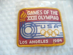 TW- GAMES OF THE XXIII OLYMPIAD USA LOS ANGELES 1984 PATCH #42822 (MINT!!!!!!!!! - Picture 1 of 8
