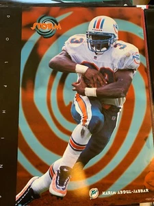 Karim Abdul-Jabbar Miami Dolphins NFL Football Poster - Picture 1 of 6