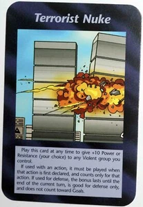 Illuminati Card - Terrorist Nuke - INWO Unlimited Edition - 1995 OOP - Picture 1 of 2