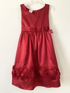 Girls Kmart Holiday Editions Red Dress Size XL (14/16) New with Tag - Picture 1 of 17