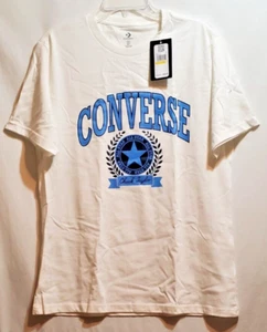 Camiseta Converse All Star Chuck Taylor Niños Mediana Blanca Cuello Redondo Manga Corta - Imagen 1 de 24