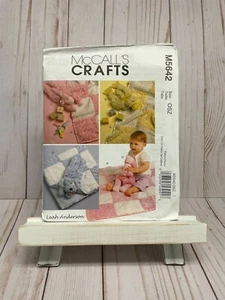 McCall's 5642 Sewing Pattern Lean Anderson Baby Blankets Duck Puppy Lamb Toy NEW - Picture 1 of 2
