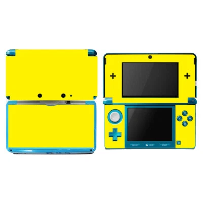 10 fundas protectoras adhesivas de piel sólida pura limpieza para Nintendo 3DS Foto 1 de 4