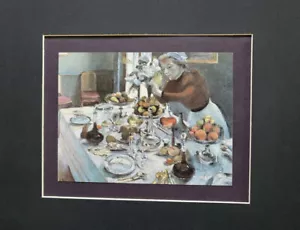 Henri Matisse "Der Esstisch" (La Desserte) mattierter Offset-Lithodruck 1990 - Bild 1 von 2