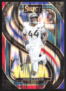 2024 Panini Select #1 Travon Walker Red and Blue Prizms - Picture 1 of 2
